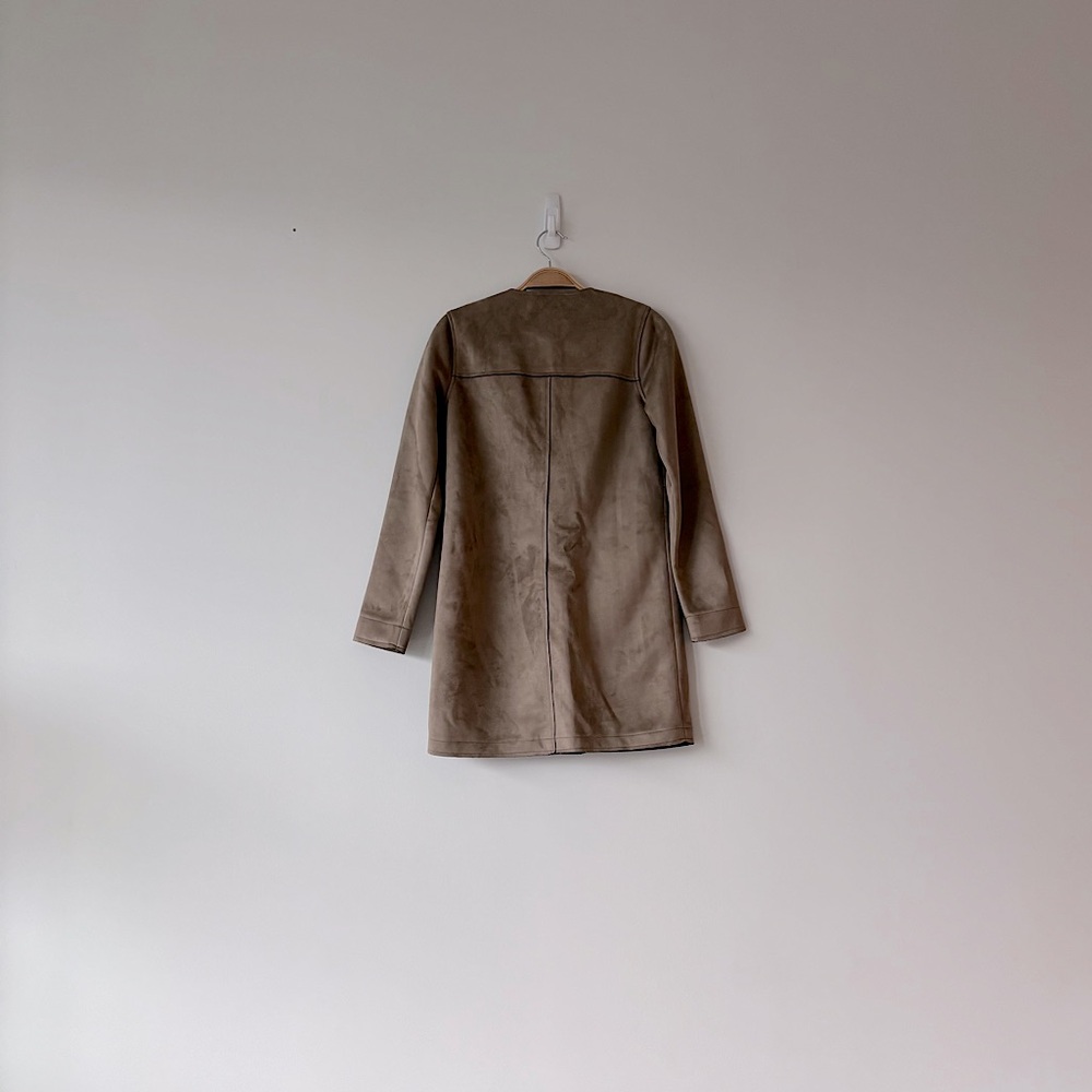 SOLD❣️ ASOS New Look Micro Suede Jacket - Picture 3 of 8